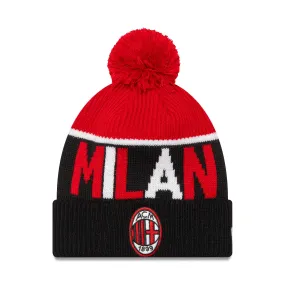 AC Milan Sport Black Bobble Knit Beanie Hat