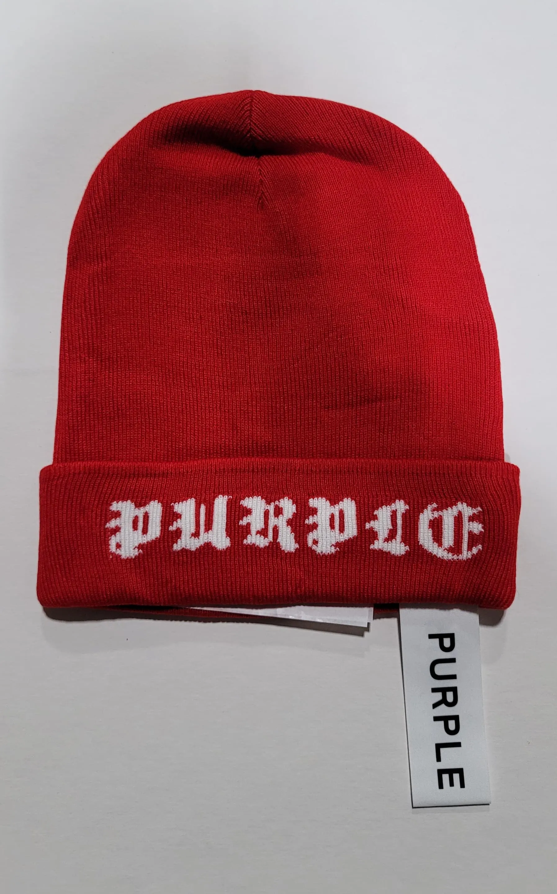 Acrylic Beanie (Red) - A6003-AGBR424