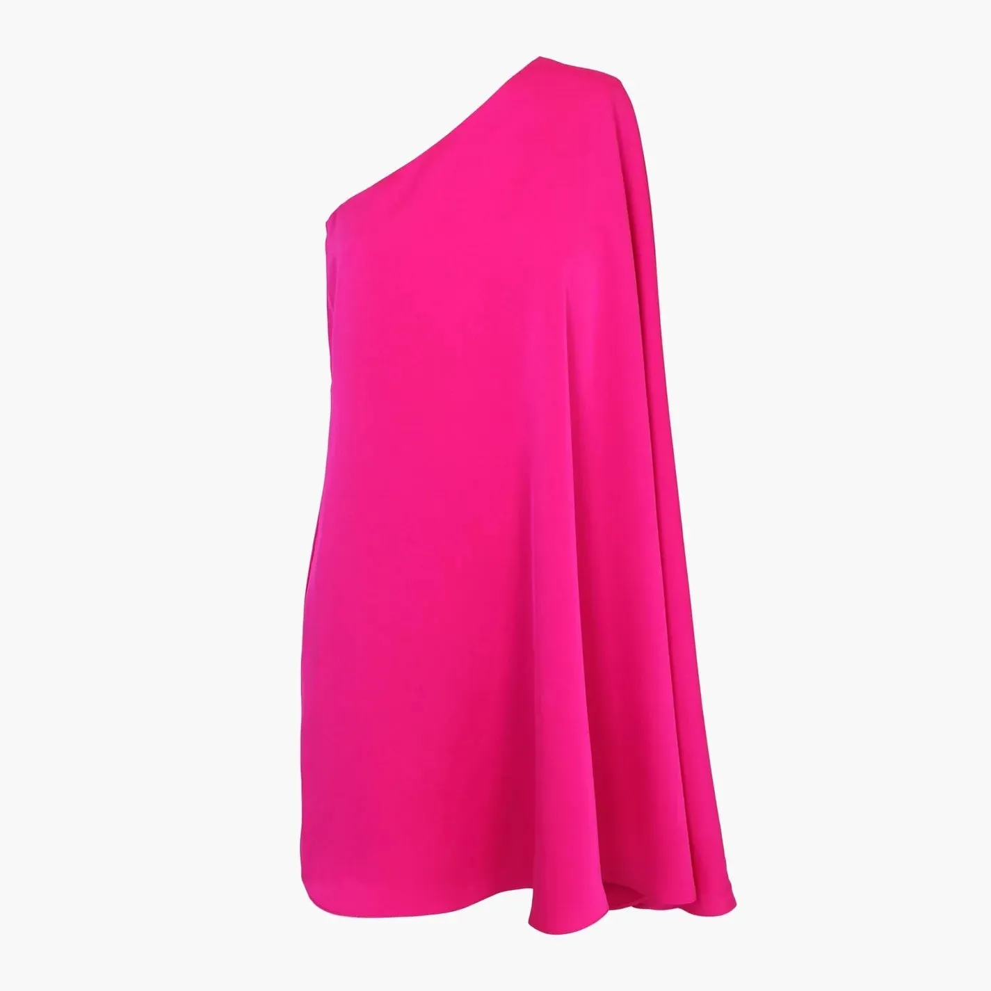 Adelyn Rae Cameron One Shoulder Cape Dress