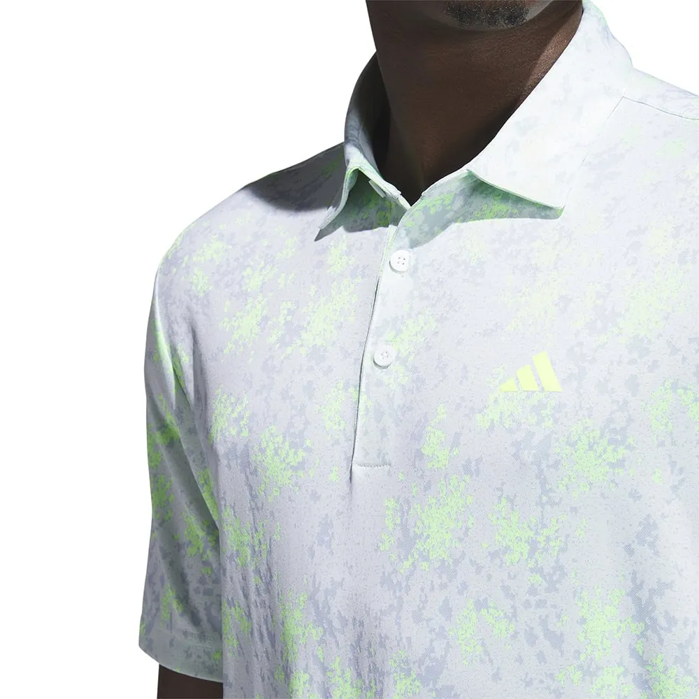 adidas Burst Jacquard Polo Shirt - Lucid Lemon