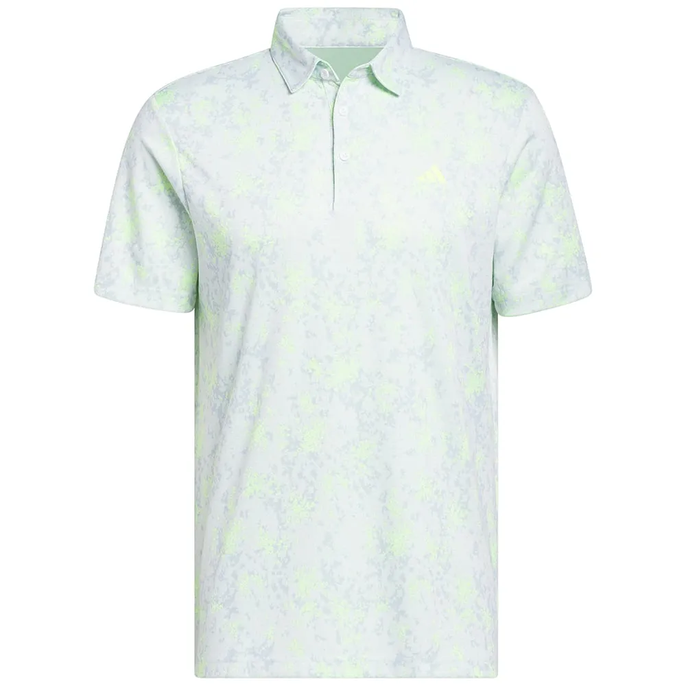 adidas Burst Jacquard Polo Shirt - Lucid Lemon