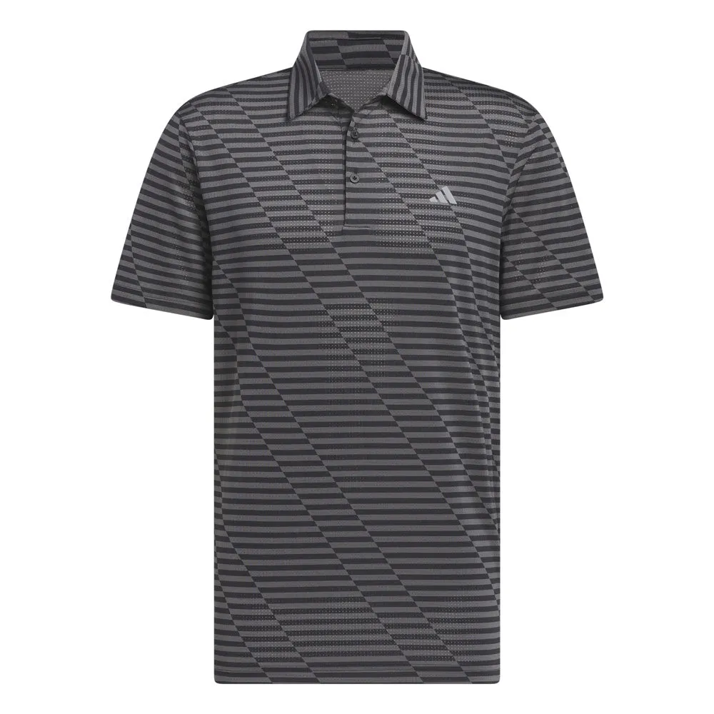 adidas Mens Ultimate365 Mesh Print Polo