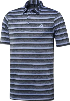 Adidas Two-Color Striped Polo Shirt