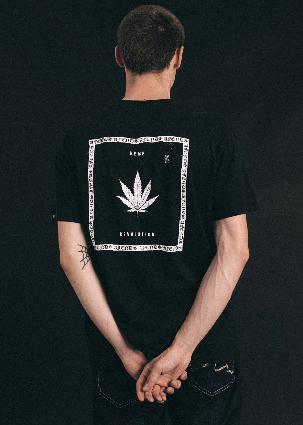 Afends Mens Time To Burn - Hemp Retro Fit Tee