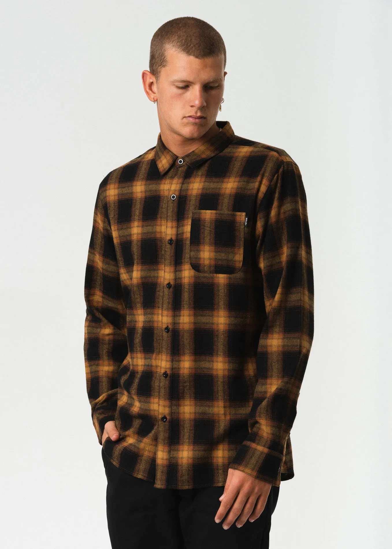 Afends Mens Tinnie - Long Sleeve Shirt