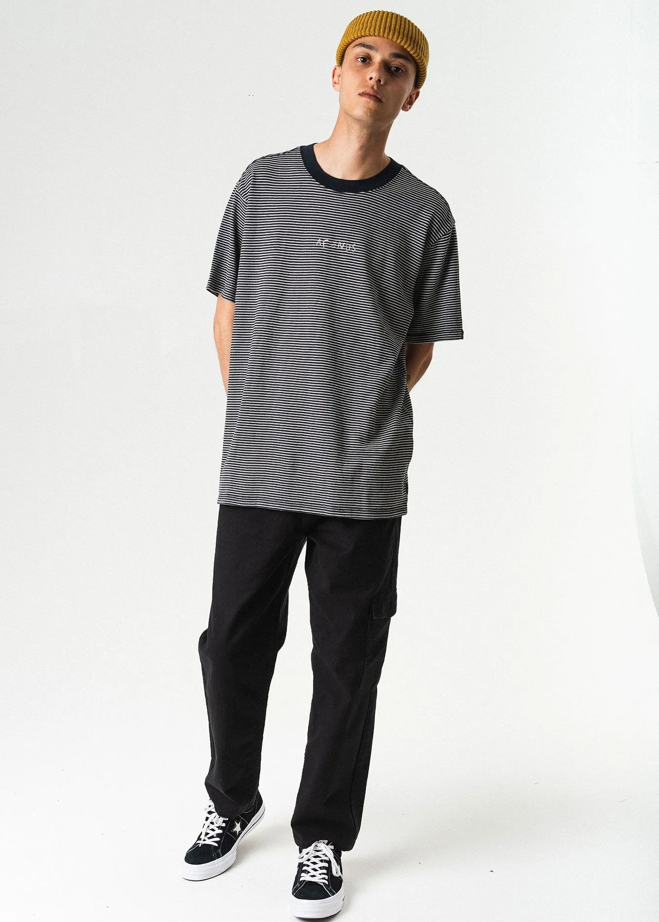 Afends Mens Virtual World - Hemp Retro Fit Tee