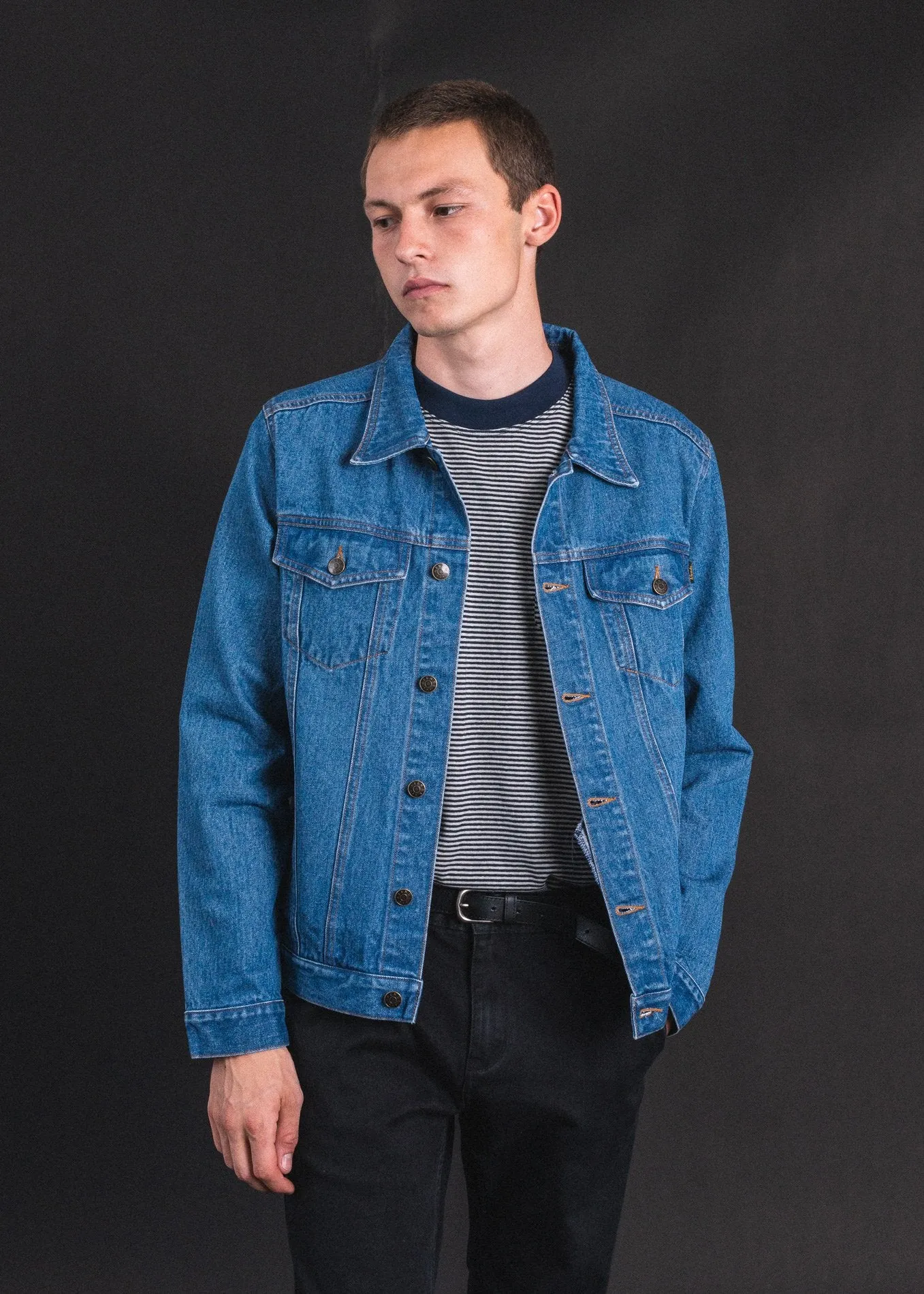 Afends Mens Winnie Blue - Denim Jacket