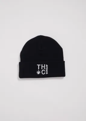 AFENDS Unisex Rolled Up - Beanie - Black