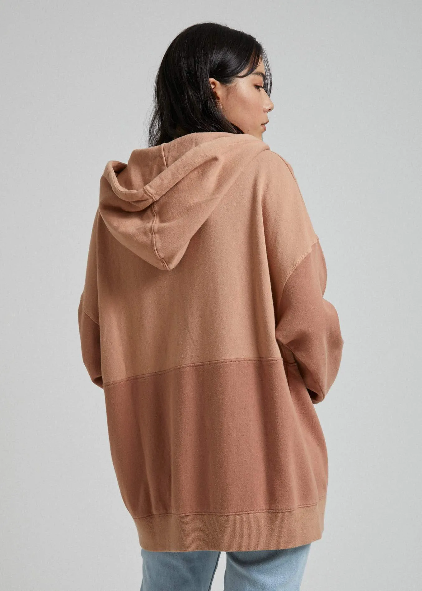 Afends Womens Retrograde - Pull On Hood - Almond