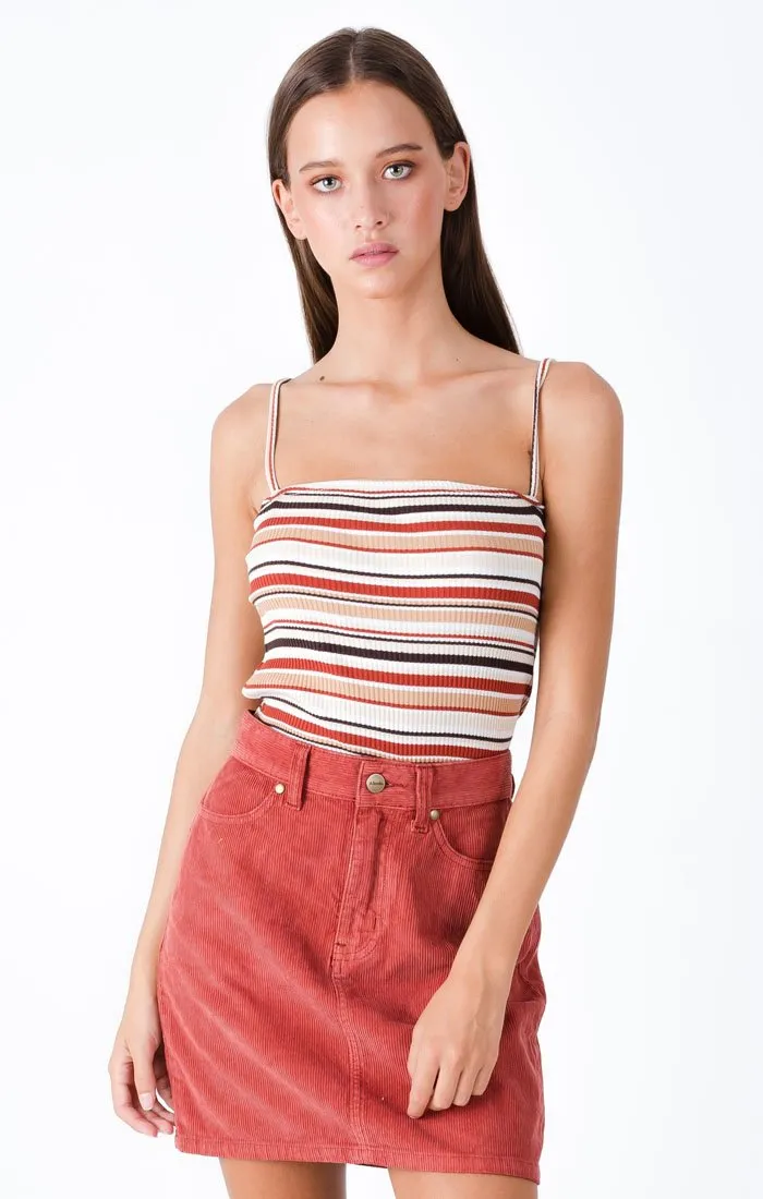 Afends Womens Stripe Tube - Tube Tank