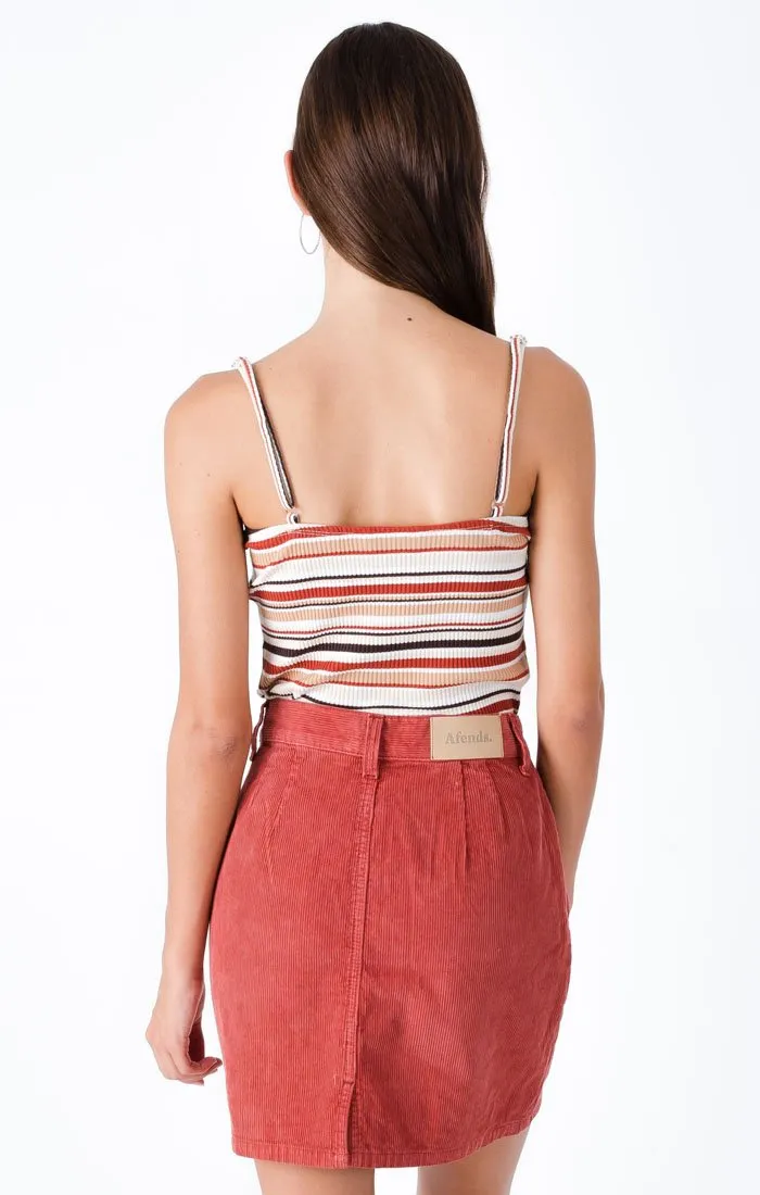 Afends Womens Stripe Tube - Tube Tank