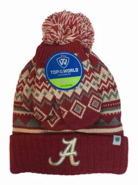 Alabama Crimson Tide TOW TODDLER Kids "Lil Dust" Beanie Hat Cap & Mittens Set