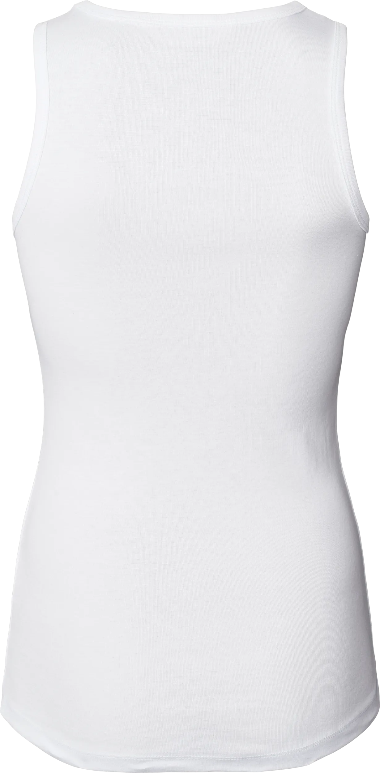 Alberte Cotton 1x1 RIB Top - White