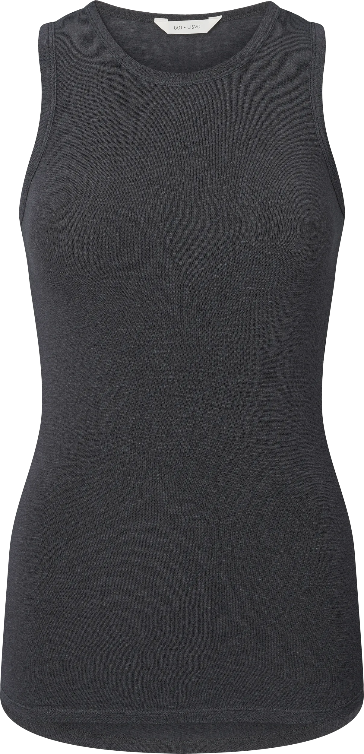 Alberte Wool Top - Dark Grey