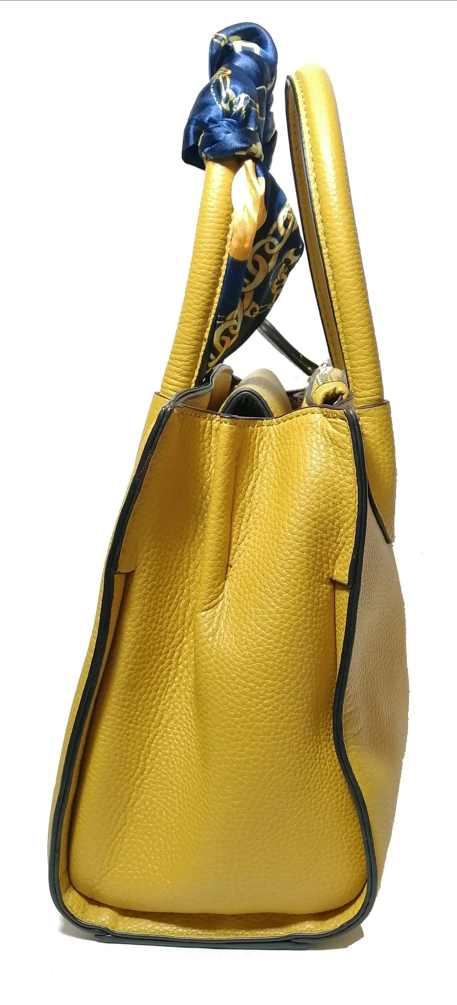 ALDO Mustard Yellow Scarf Tote | Gently Used |