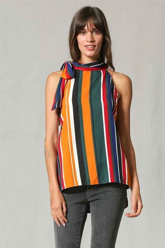 Autumn Striped Tank