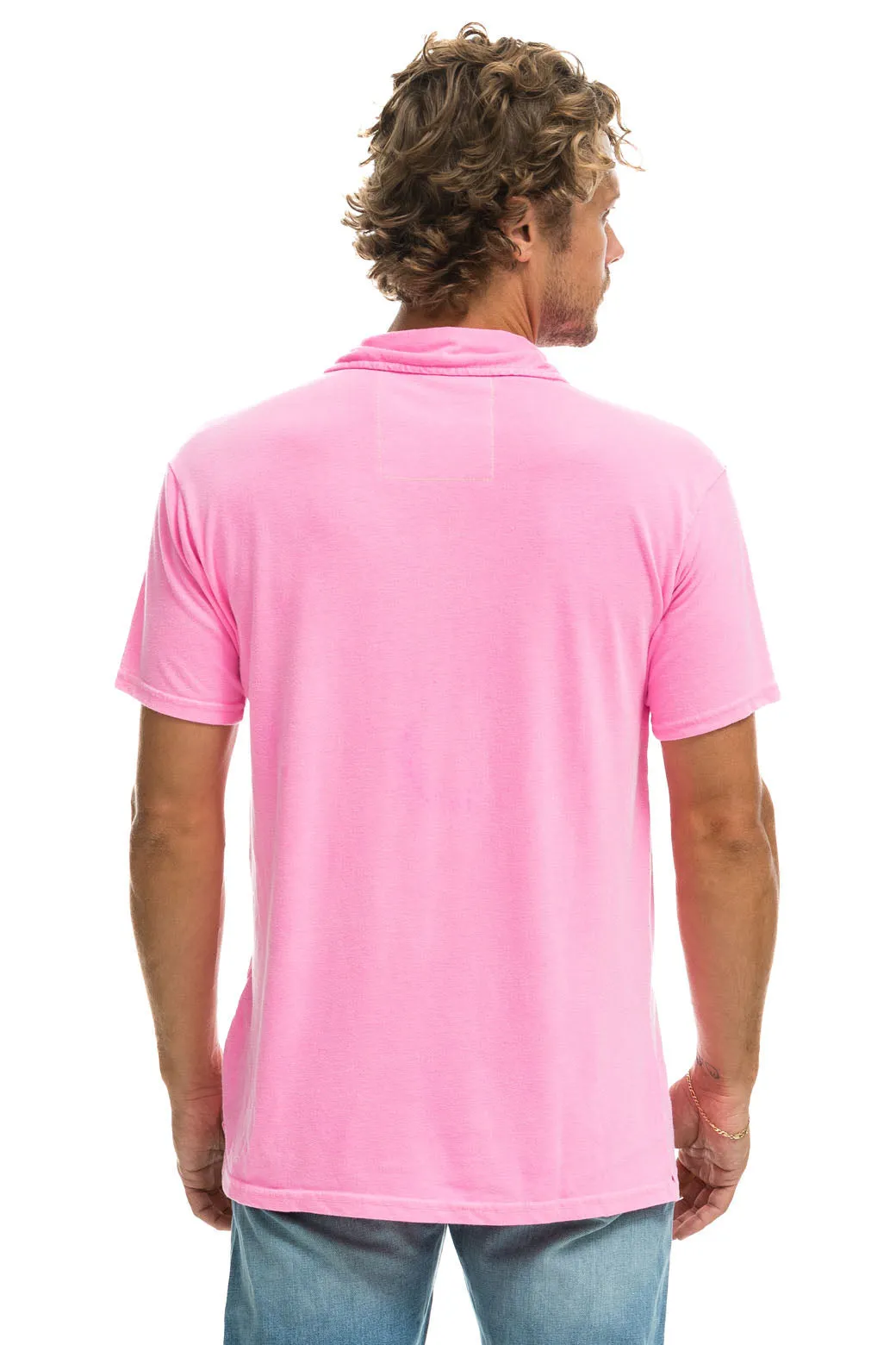 AVIATOR NATION POLO - NEON PINK