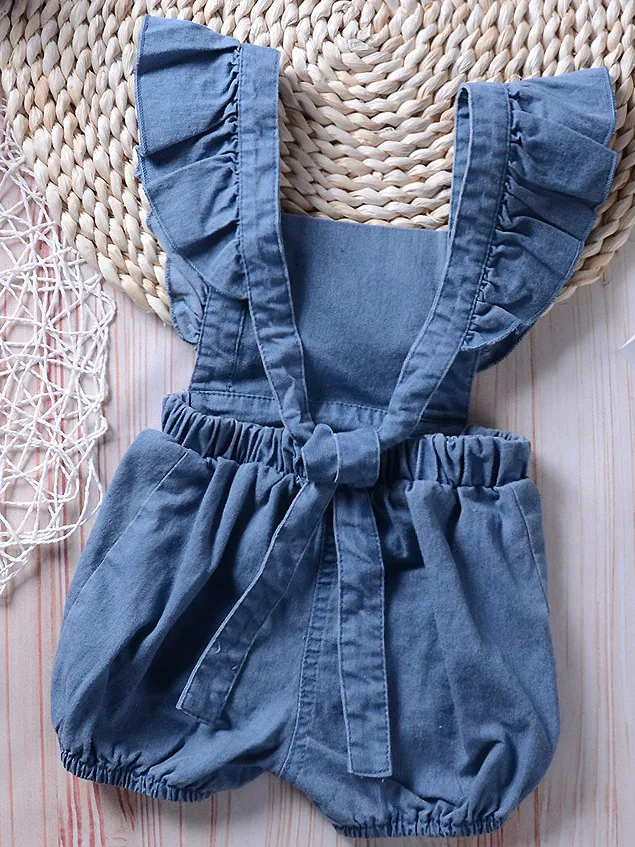 Baby Denim Romper Onesie