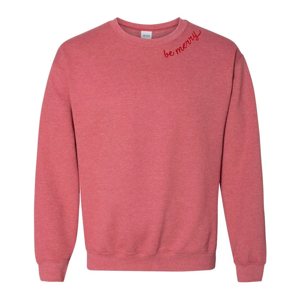 'Be Merry' Crewneck Sweatshirt