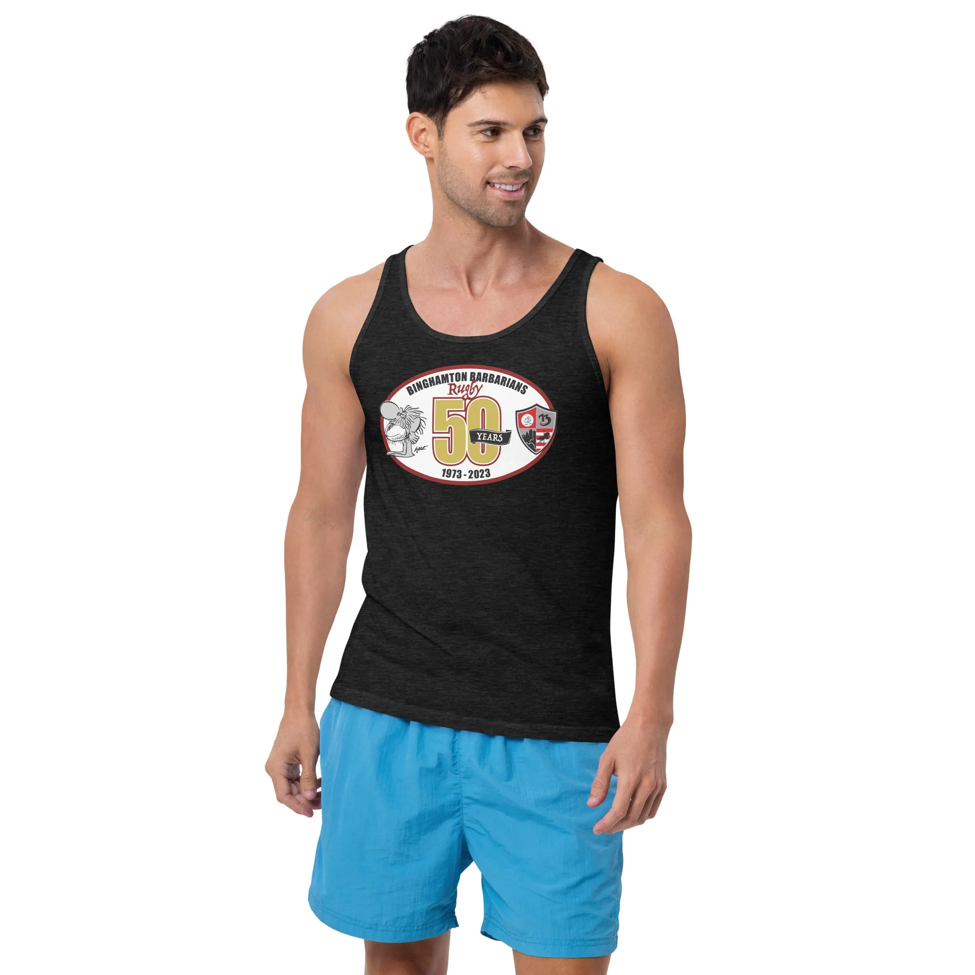 Binghamton Barbarians 50 Years Social Tank Top