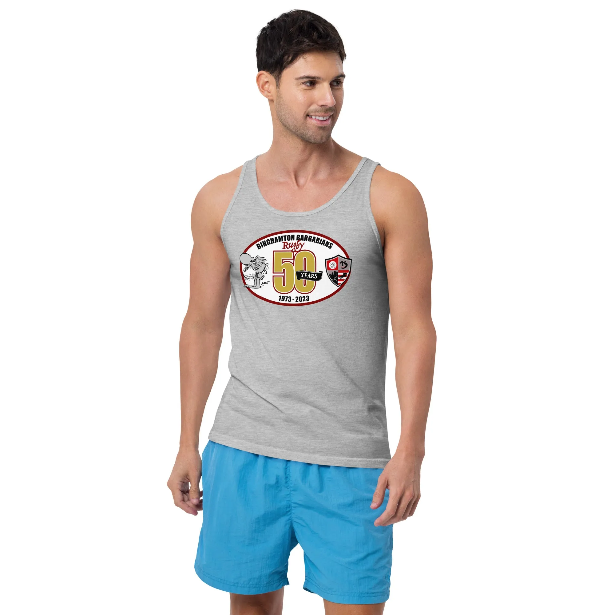 Binghamton Barbarians 50 Years Social Tank Top