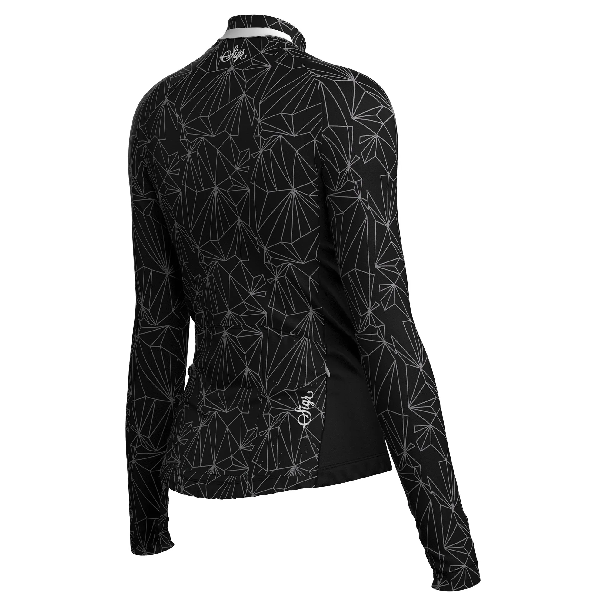 Black Iris Norrsken Women's Long Sleeved Reflective Cycling Jersey