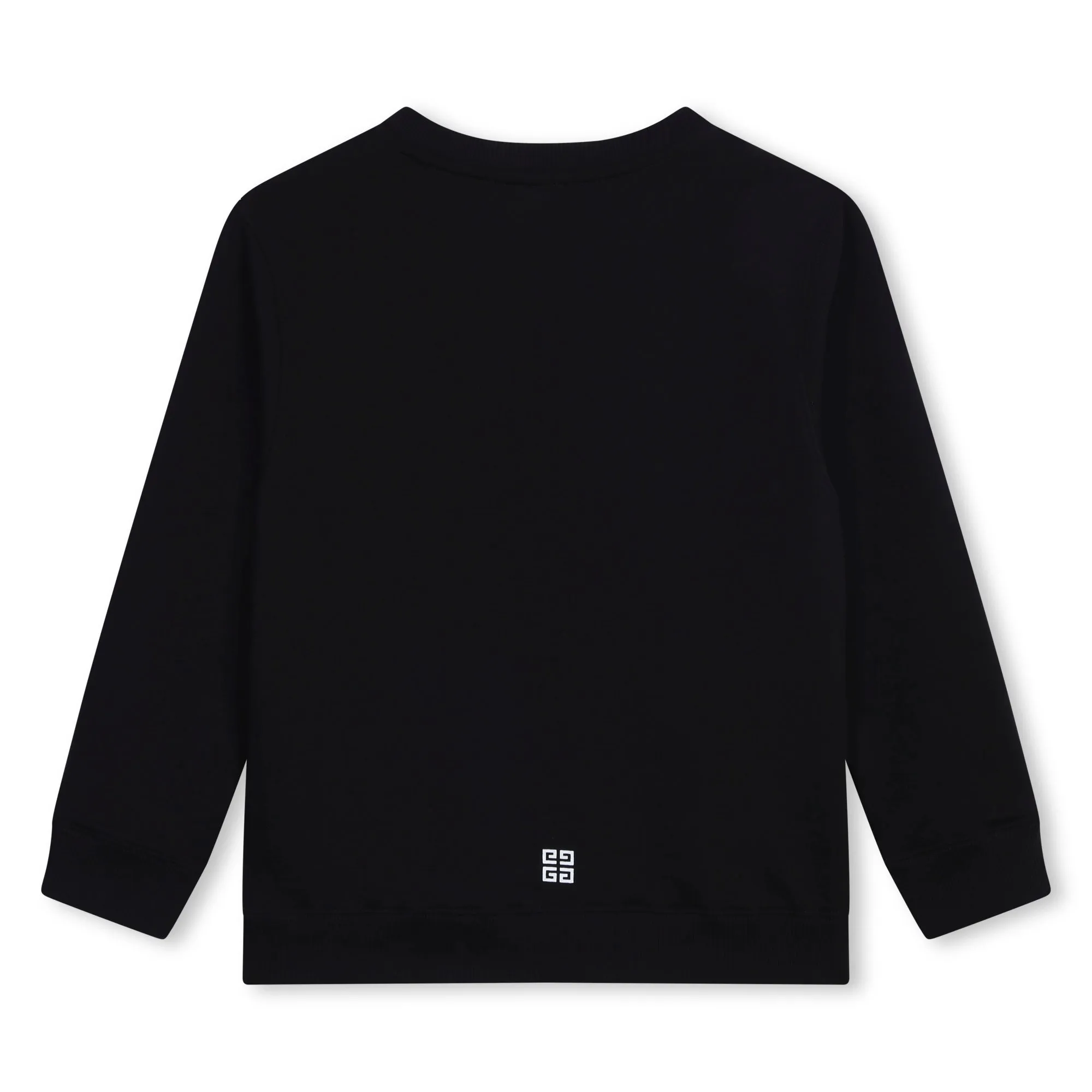 Black Mini Me White Logo Sweatshirt