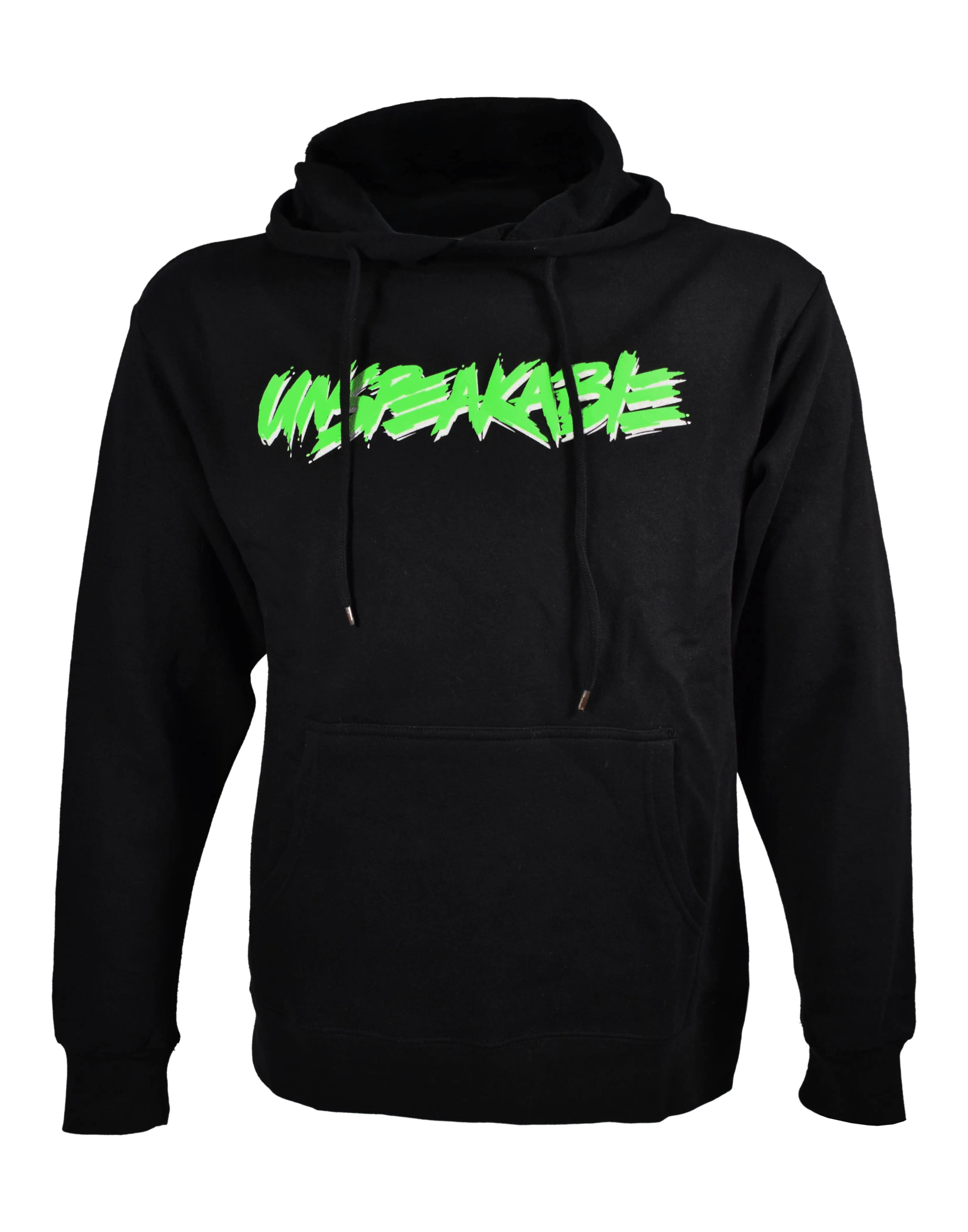 BLACK/NEON GREEN PULLOVER HOODIE