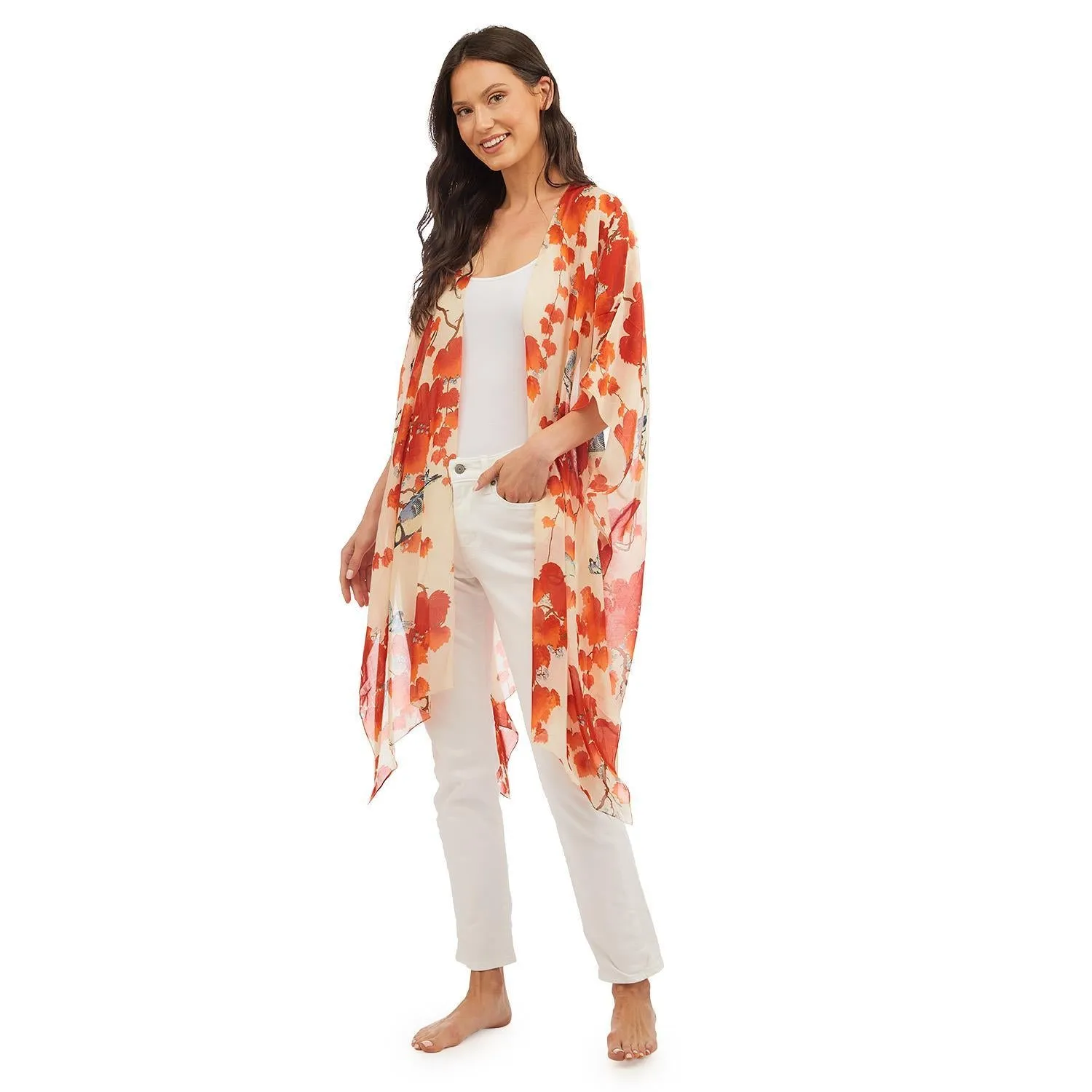 Blossom Branch Long Kimono