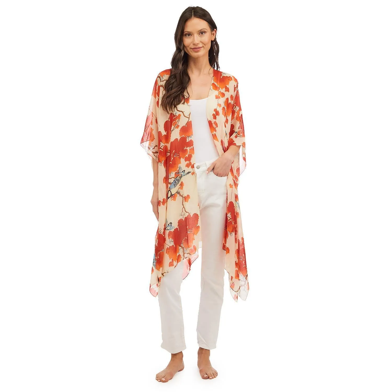 Blossom Branch Long Kimono