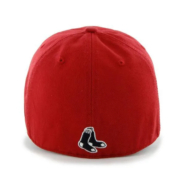 Boston Red Sox 47 Brand Red Navy Road Franchise Fitted Slouch Hat Cap