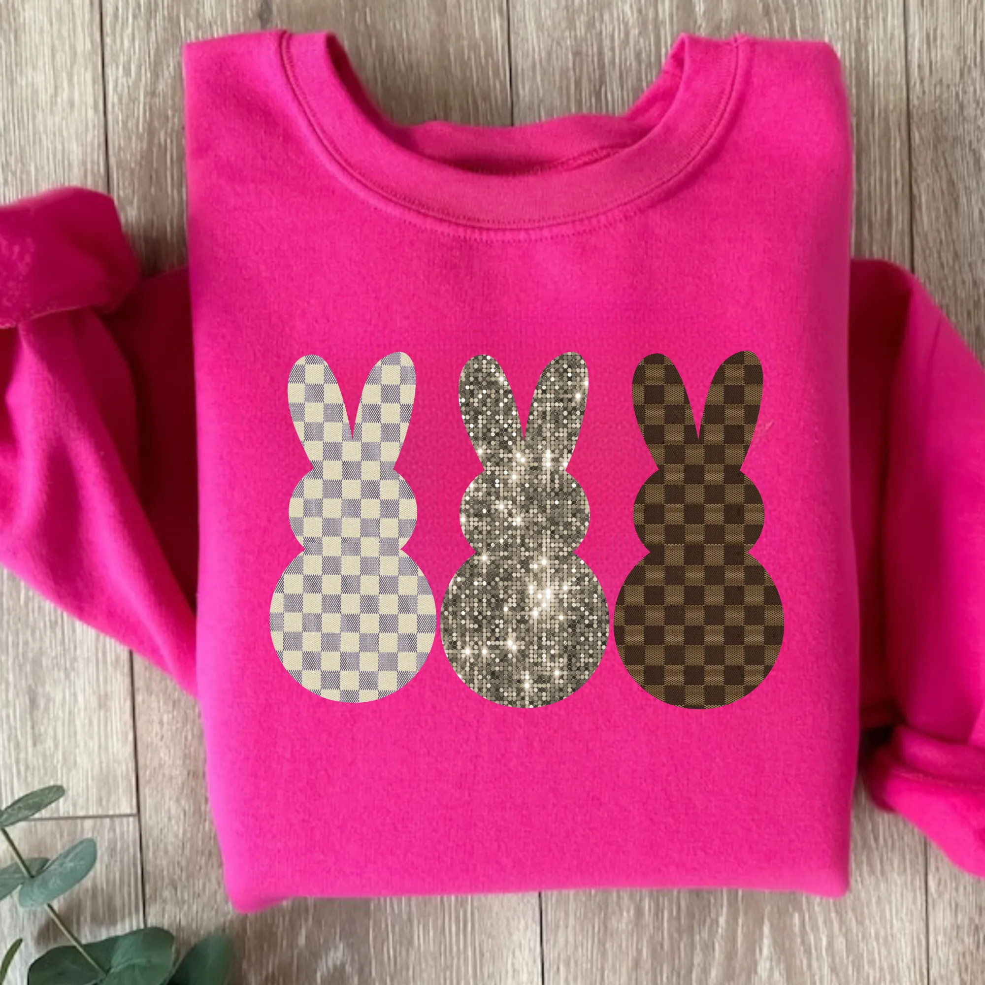 Boujee Easter Bunny Sweatshirt for Women