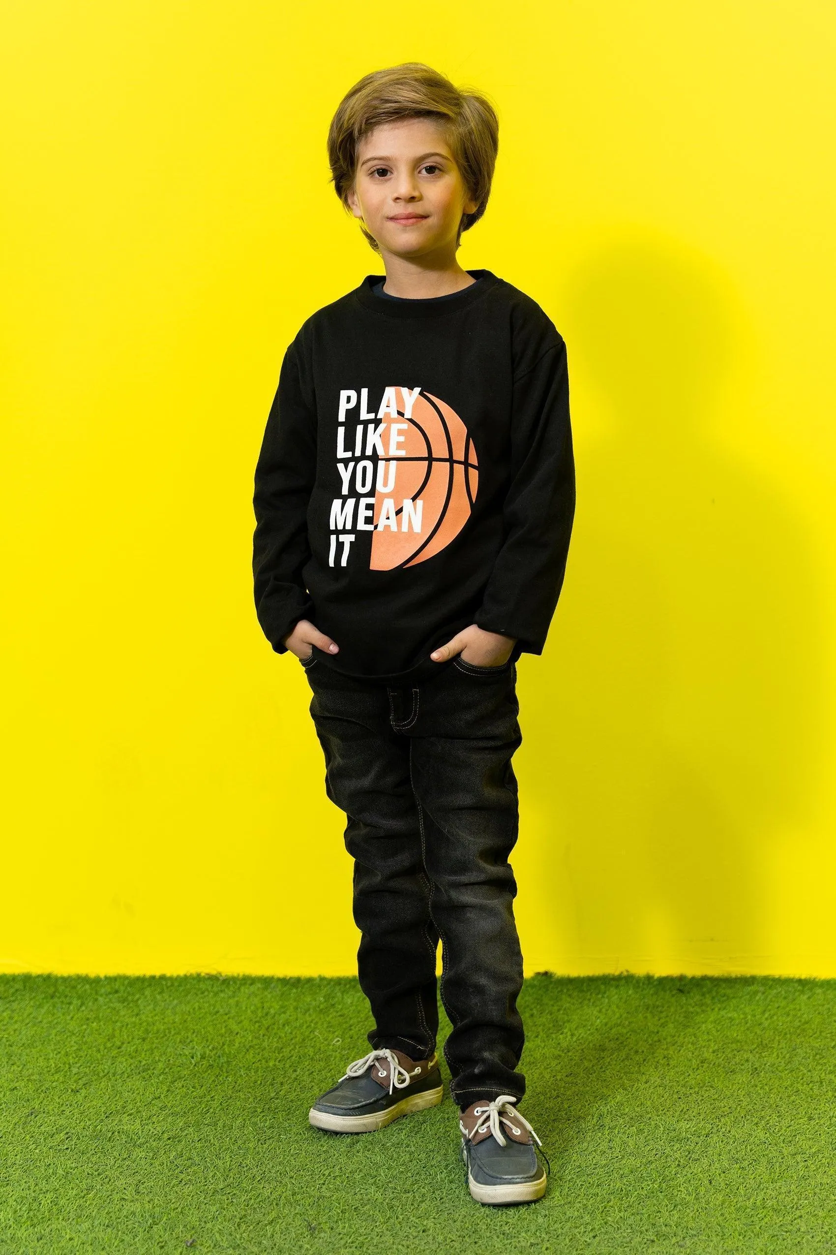 Boys Round Neck Tee SKD-092-23