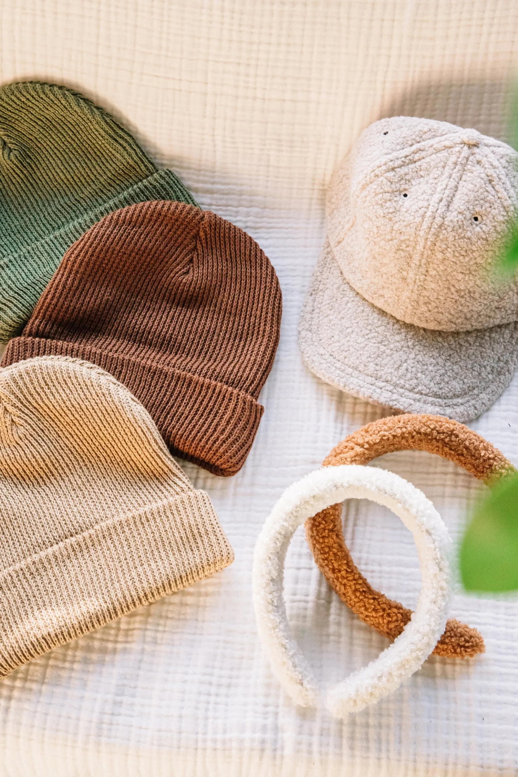 Brown Hemp Beanie