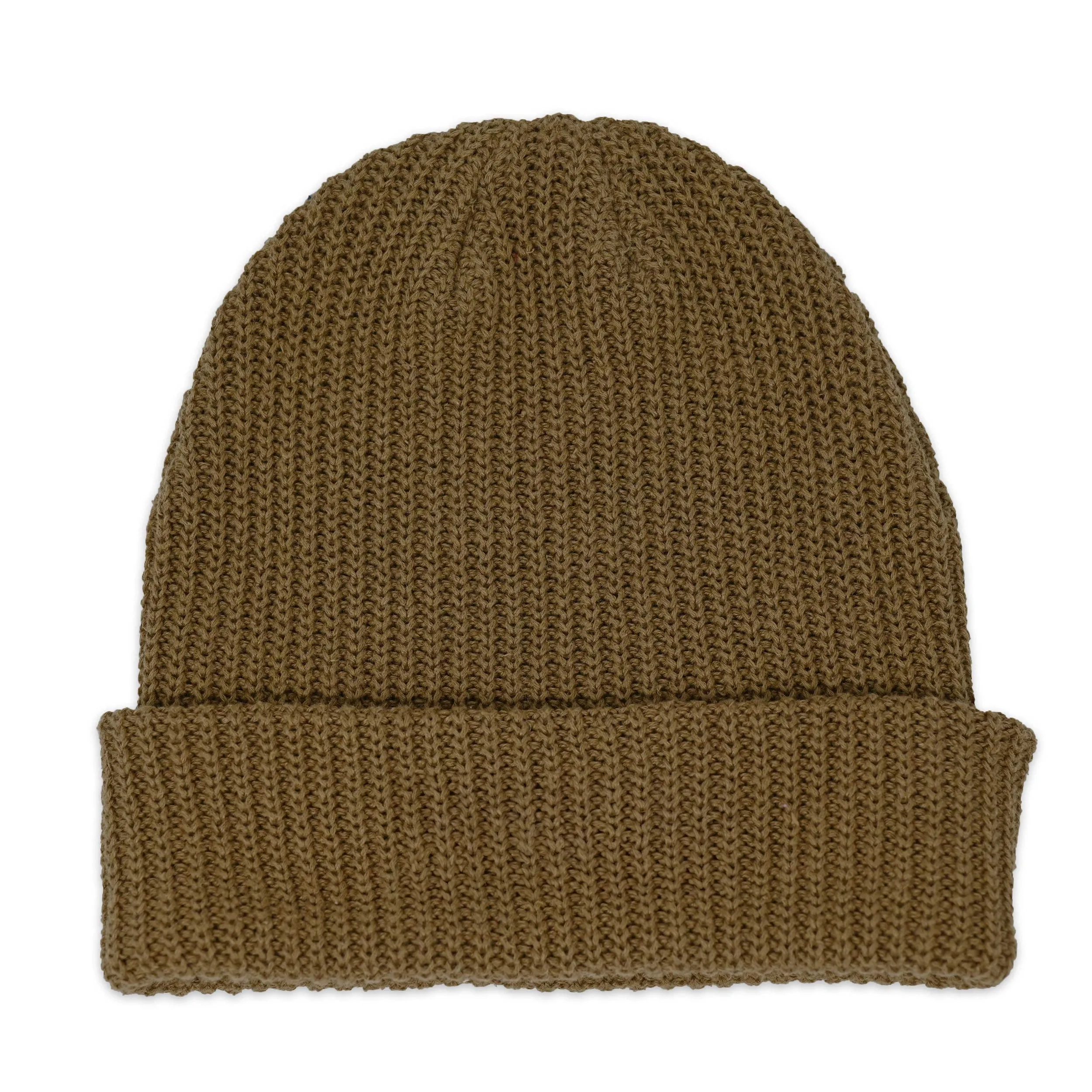 Caramel Hemp Ribbed Beanie