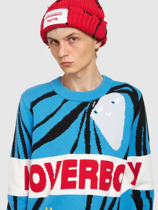 Charles Jeffrey LOVERBOY   Carolean cotton beanie 