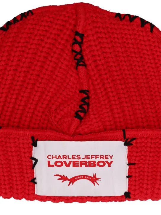 Charles Jeffrey LOVERBOY   Carolean cotton beanie 