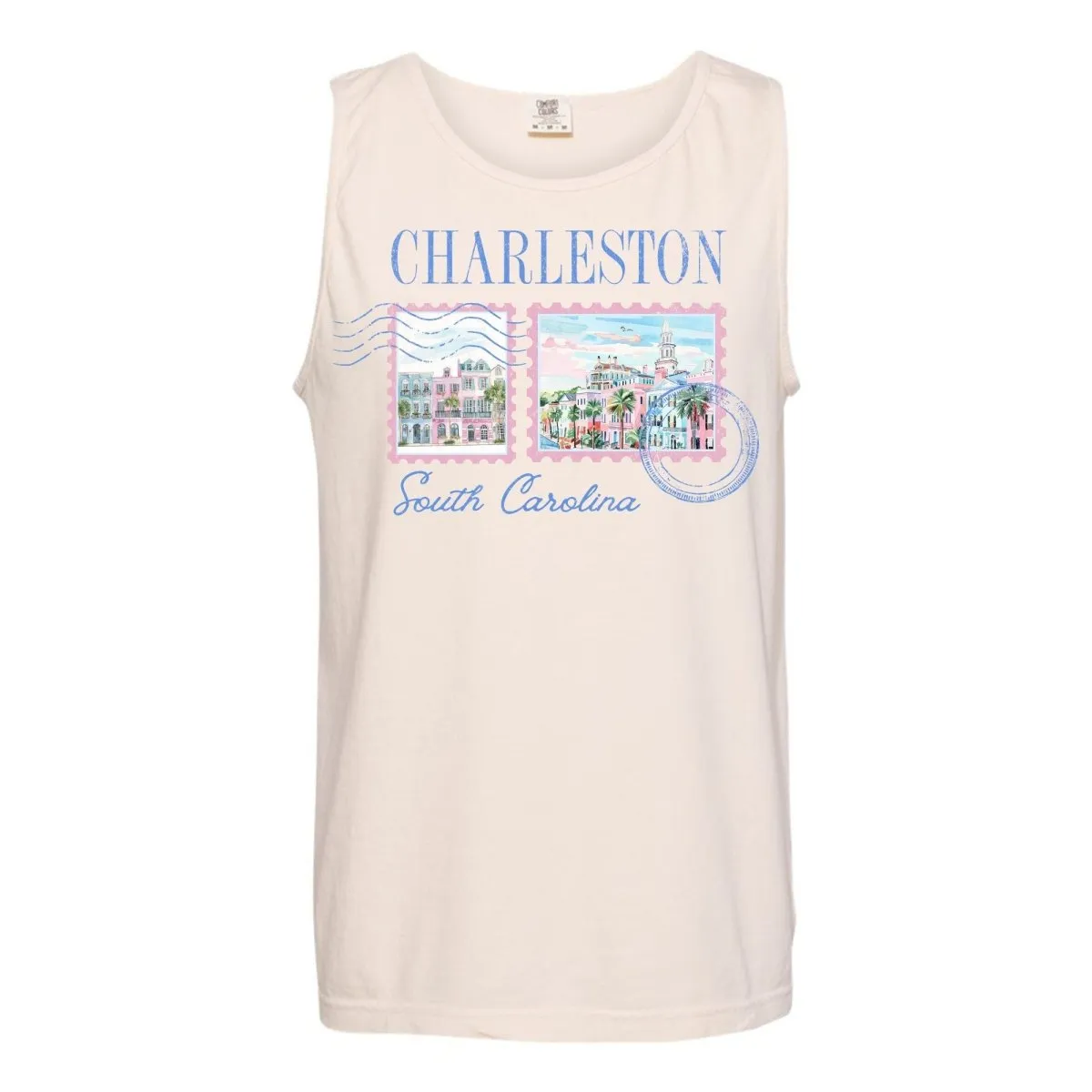 'Charleston Stamp' Tank Top