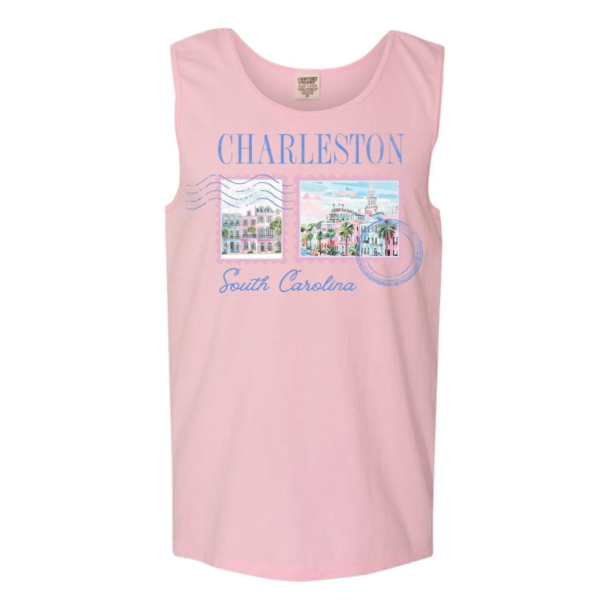 'Charleston Stamp' Tank Top