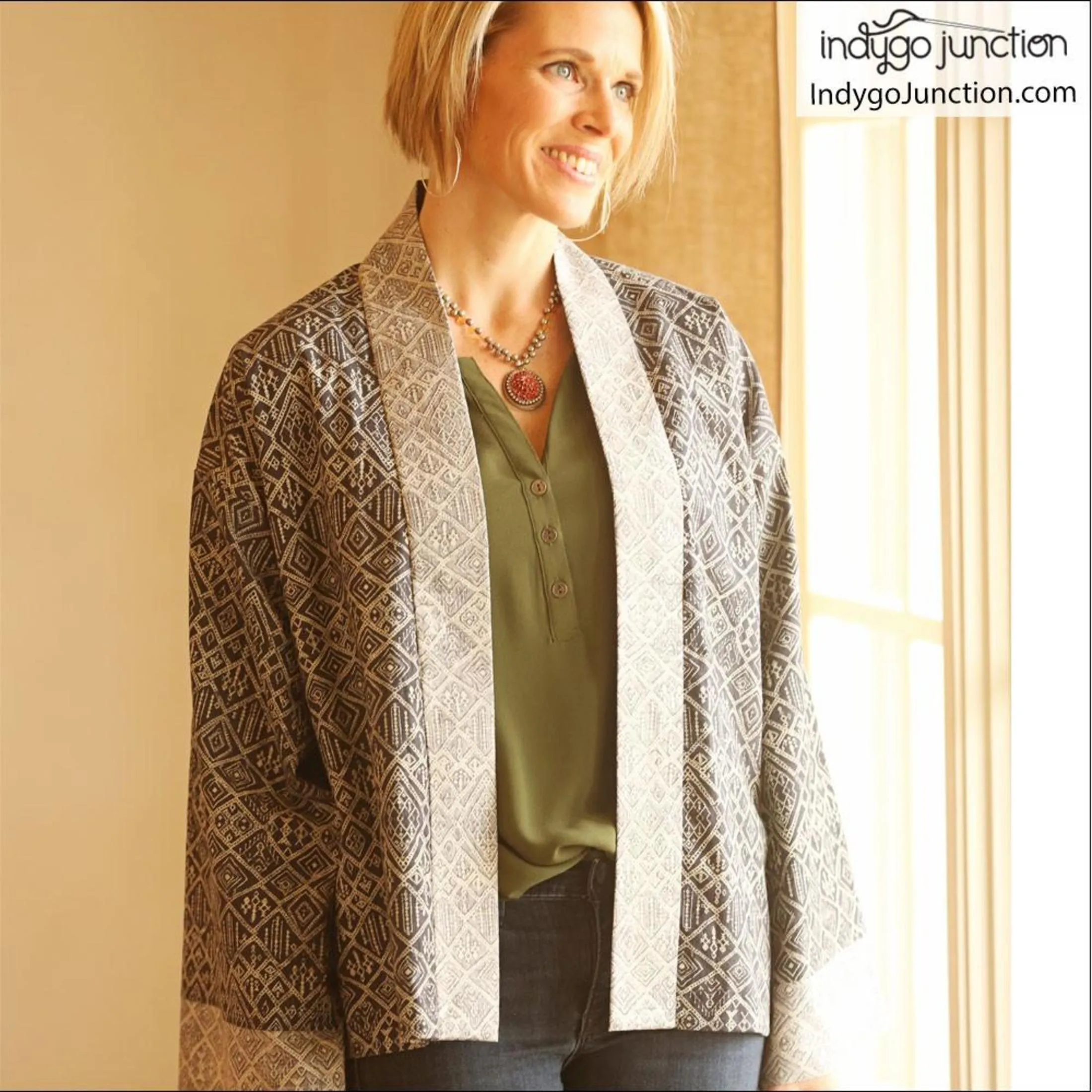 Contemporary Kimono Pattern, Free PDF Download