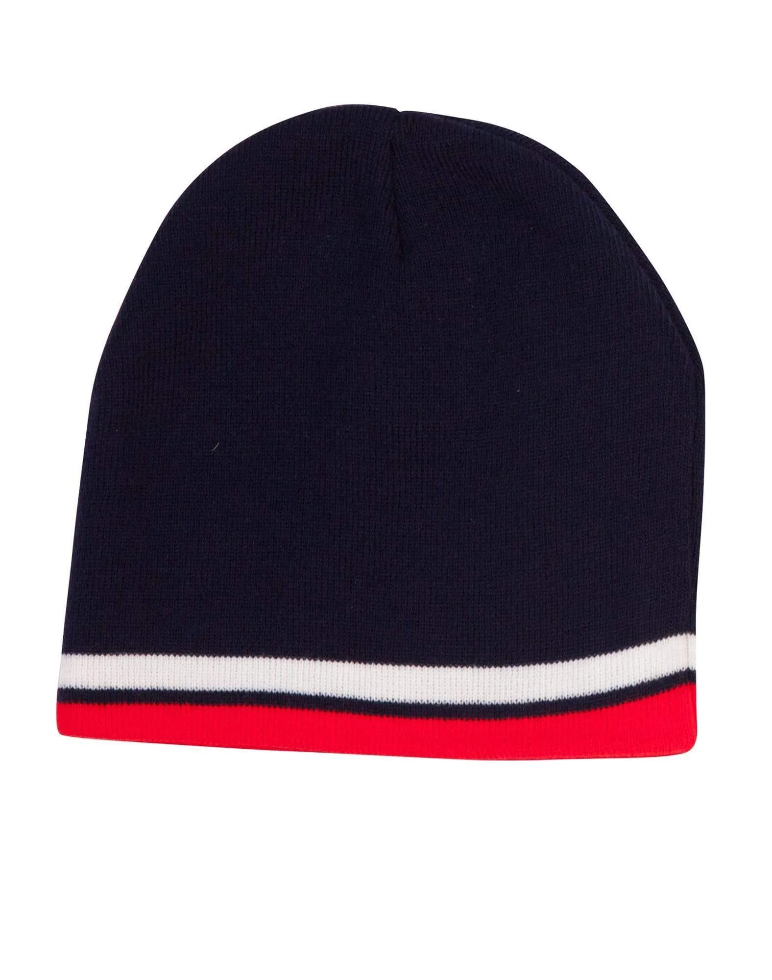 Contrast Stripe Beanie Ch63