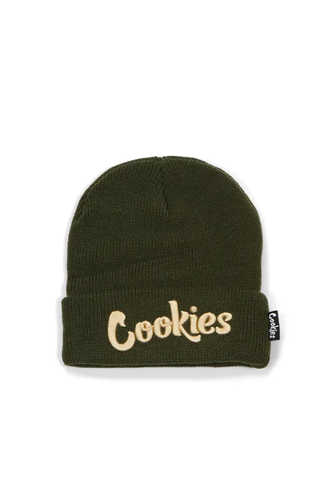 Cookies Original Mint Embroidered Knit Beanie