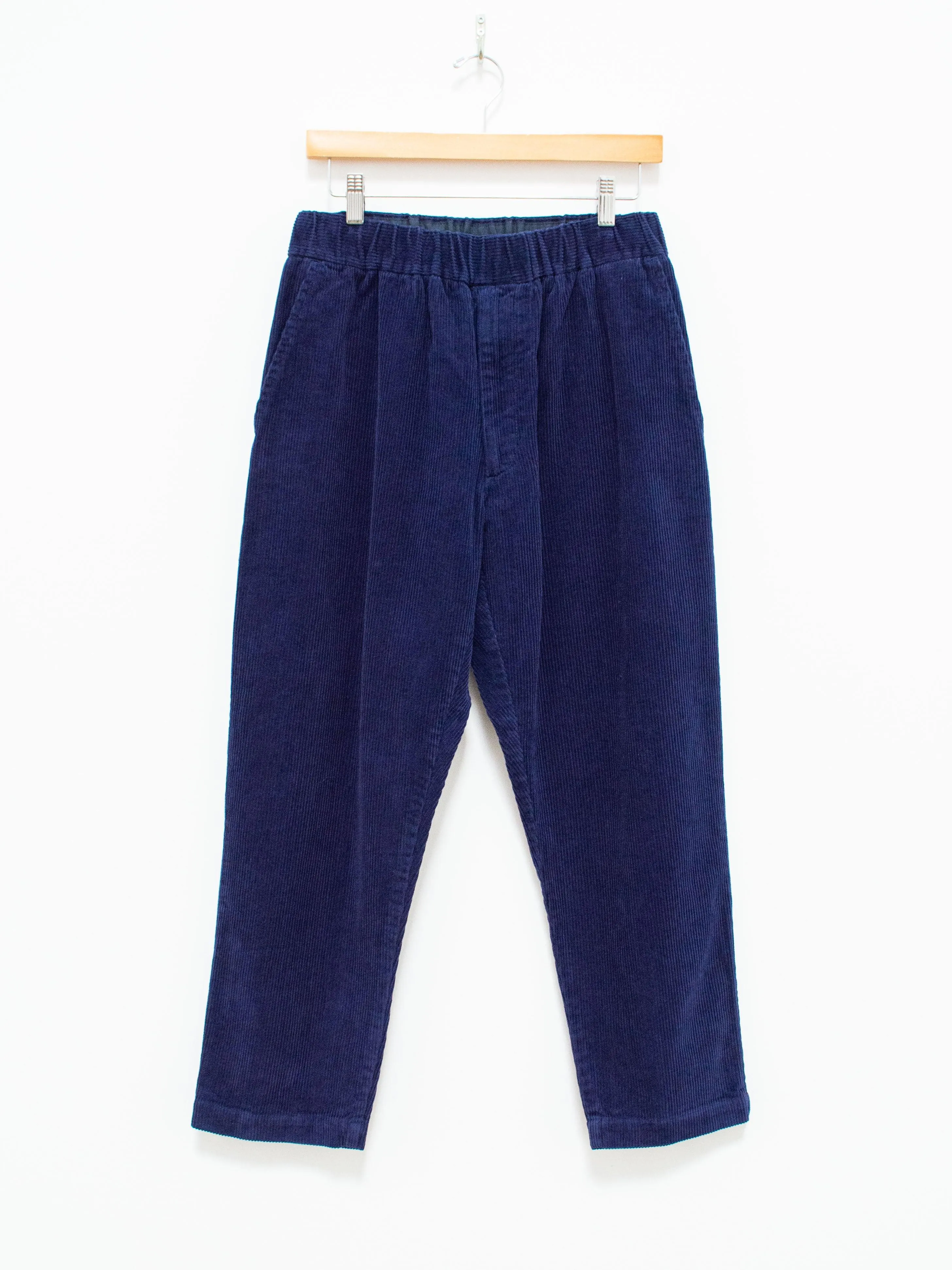 Corduroy Easy Pants - Royal Navy