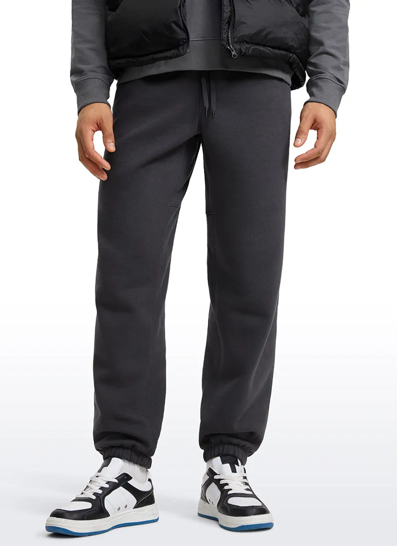 Cotton Fleece Sweatpants with Pockets 32''