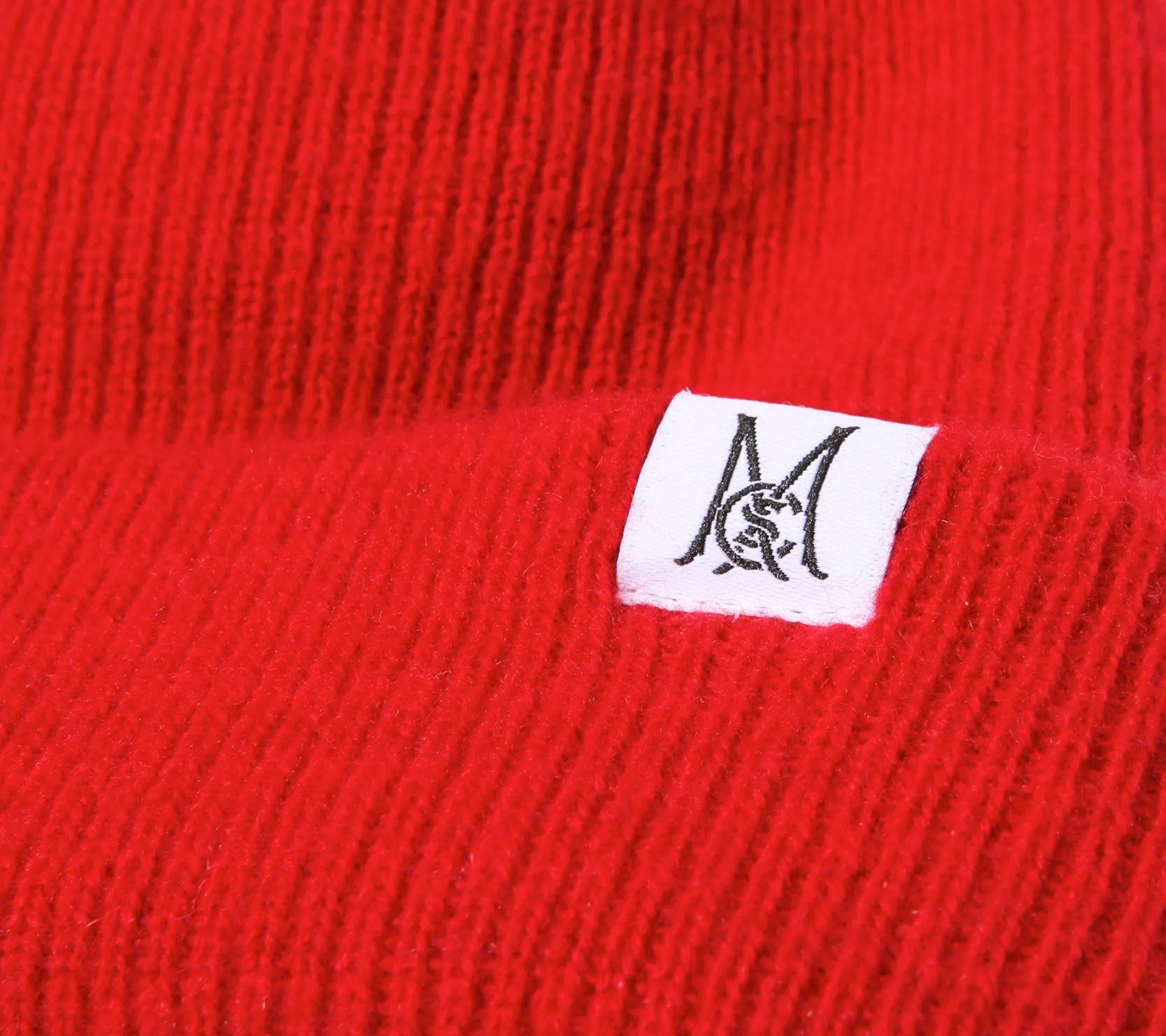 CSM Recycled Cashmere Beanie | Red