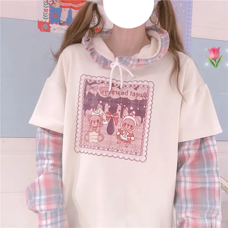 Cute cartoon long sleeve top PL51987