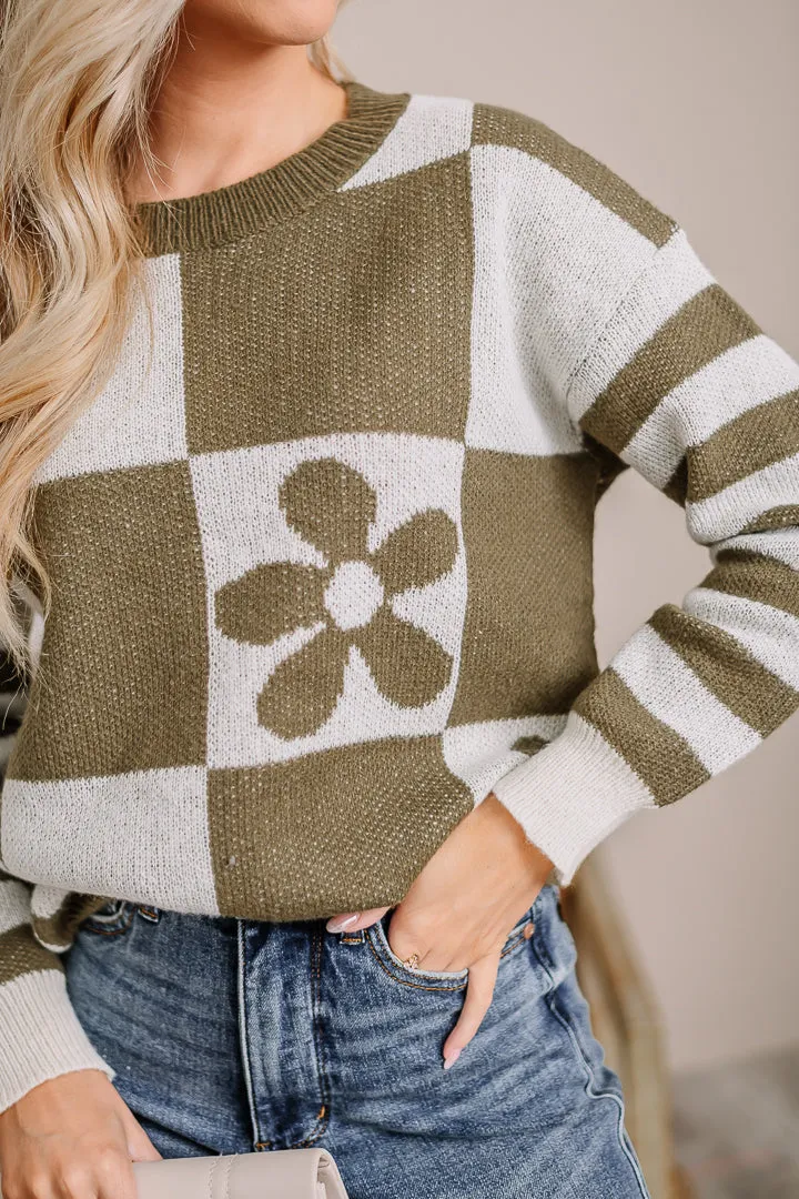 Daytime Doll Floral Sweater