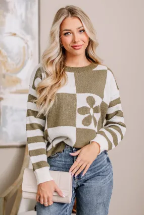 Daytime Doll Floral Sweater