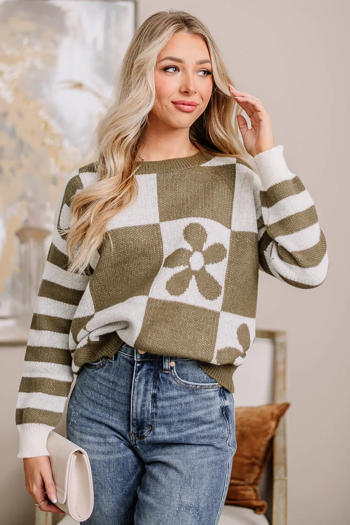 Daytime Doll Floral Sweater