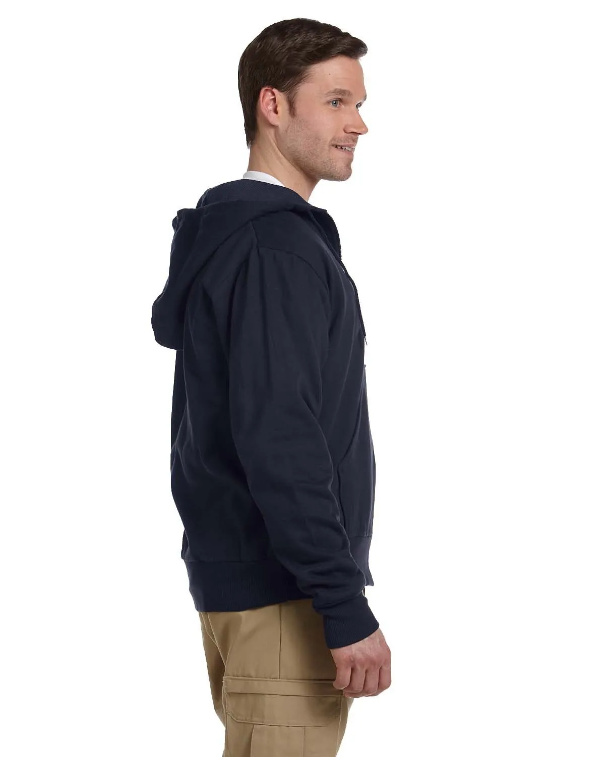 Dickies Men's 470 Gram Thermal-Lined Fleece Jacket Hooded Sweatshirt